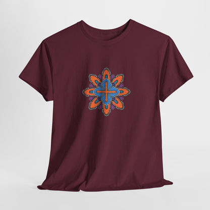 Concrete Flower V3 Dark Theme l Unisex Heavy Cotton Tee