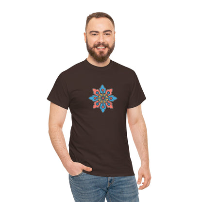 Concrete Flower V2 Dark Theme l Unisex Heavy Cotton Tee