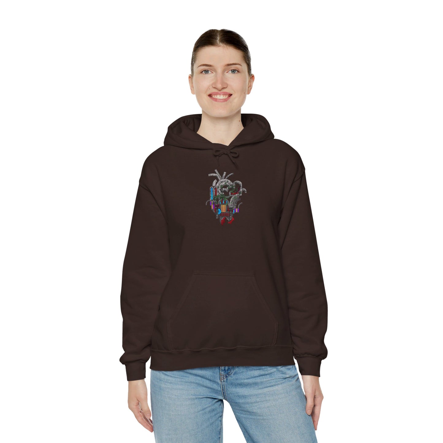 Heart of Stone Dark Theme | Unisex Heavy Blend™ Hooded Sweatshirt