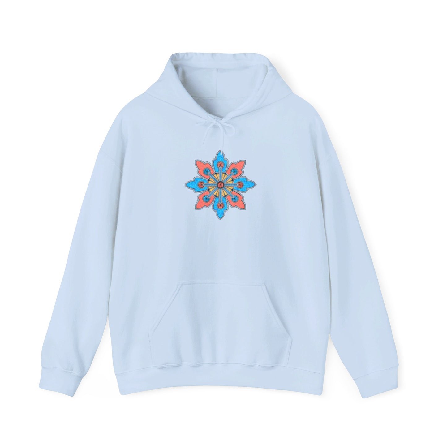 Concrete Flower V2 Light Theme | Unisex Heavy Blend™ Hooded Sweatshirt