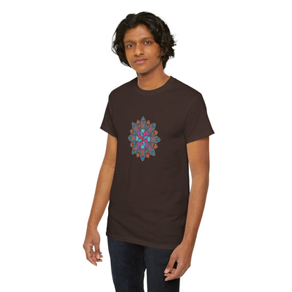 Concrete Flower V1 Dark Theme l Unisex Heavy Cotton Tee