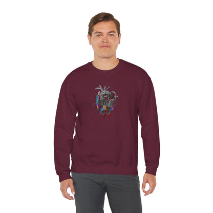 Heart of Stone Dark Theme | Unisex Heavy Blend™ Crewneck Sweatshirt