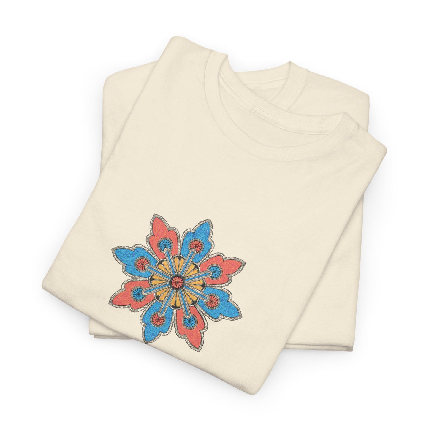 Concrete Flower V2 Light Theme l Unisex Heavy Cotton Tee