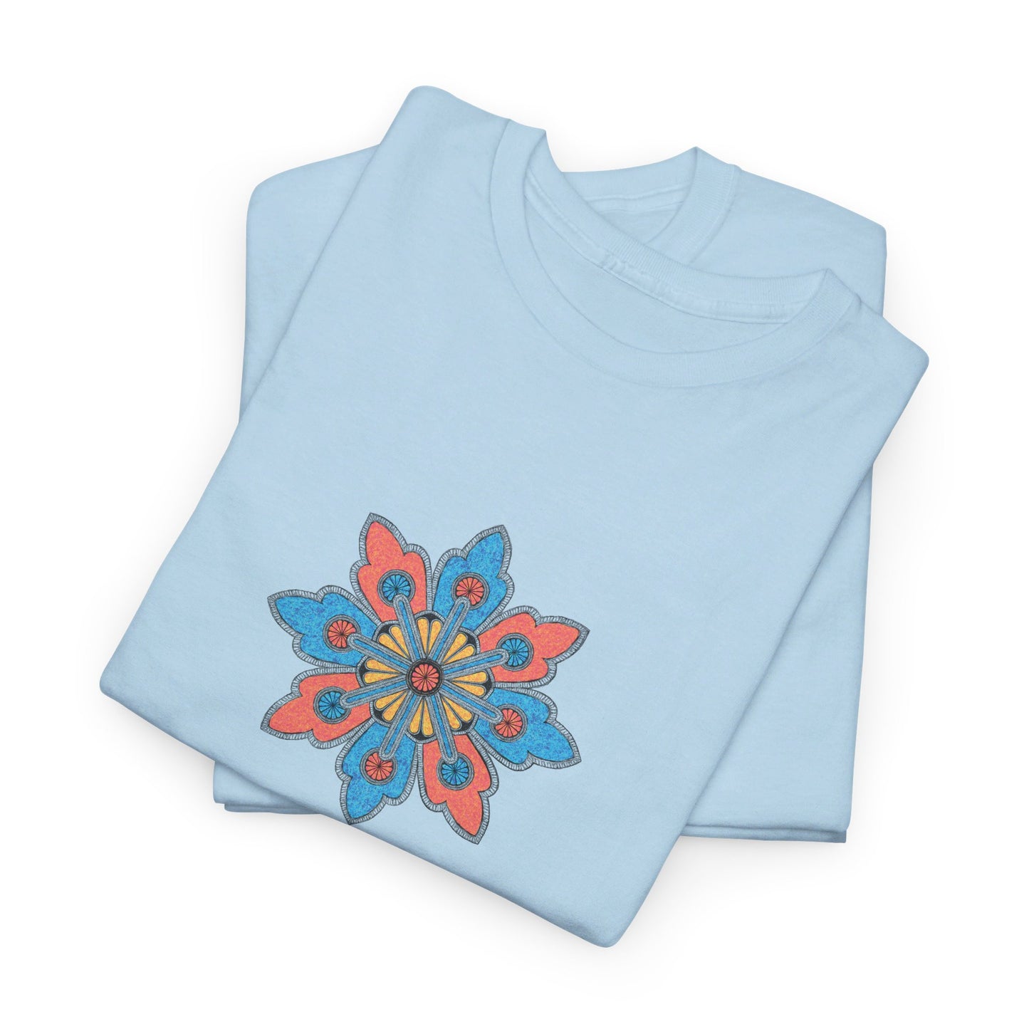 Concrete Flower V2 Light Theme l Unisex Heavy Cotton Tee