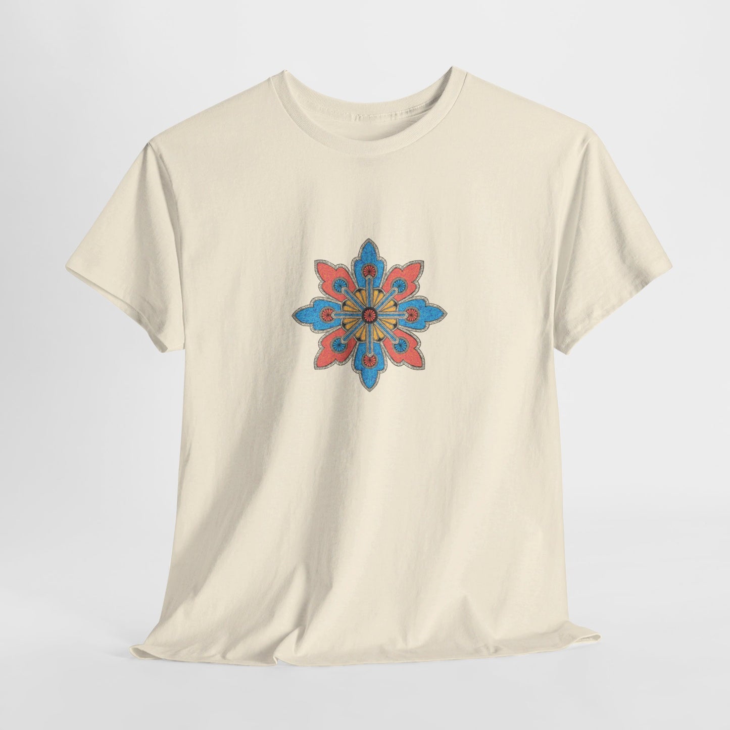 Concrete Flower V2 Light Theme l Unisex Heavy Cotton Tee