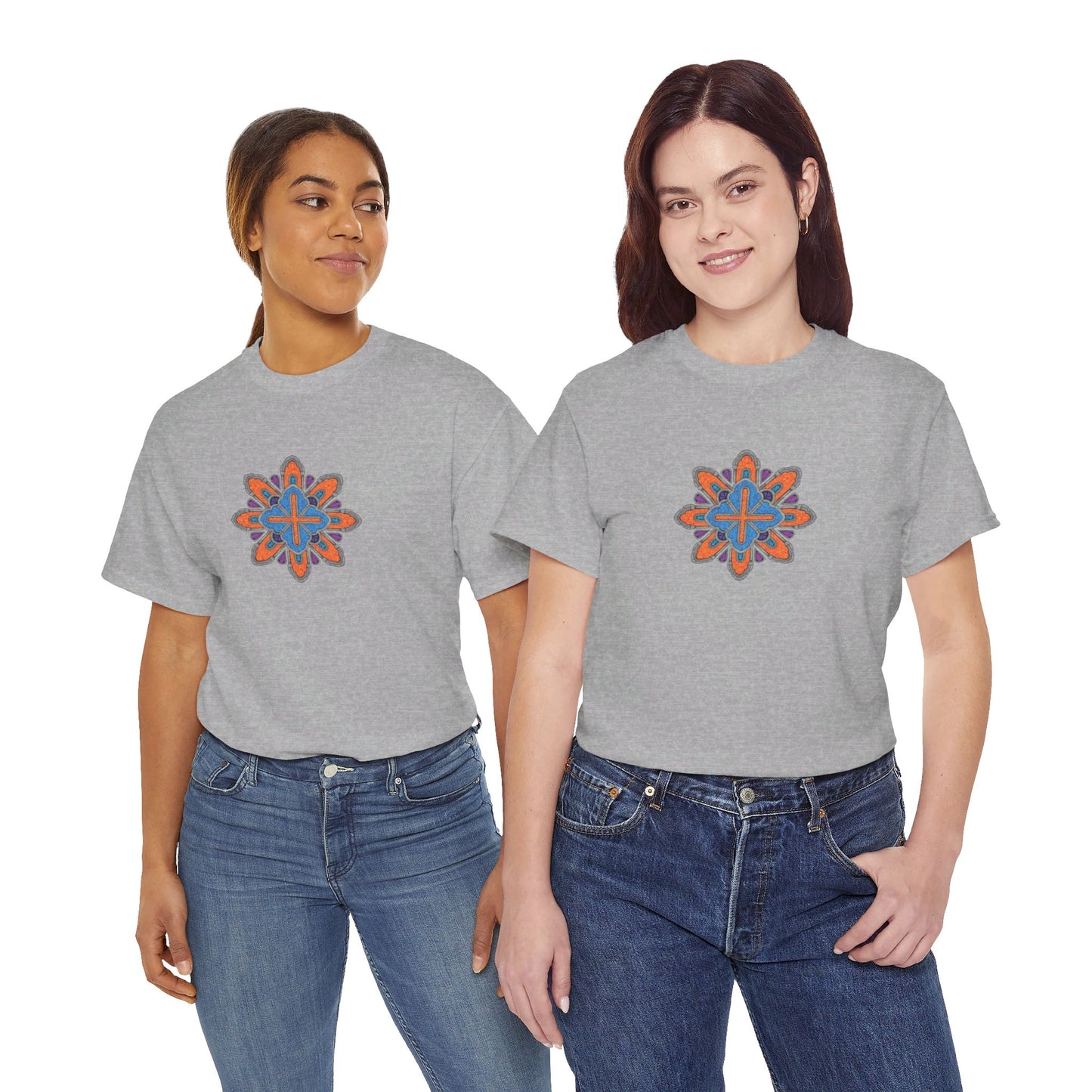 Concrete Flower V3 Light Theme l Unisex Heavy Cotton Tee