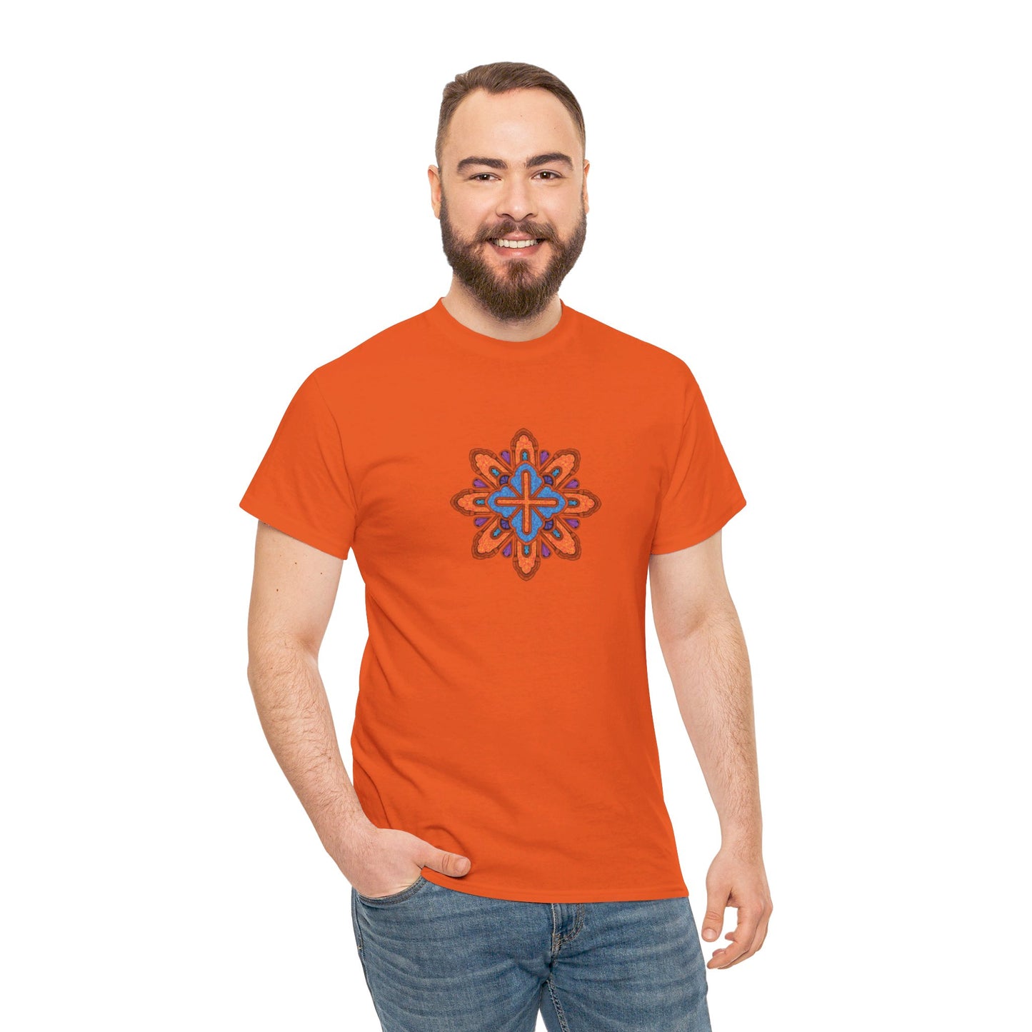 Concrete Flower V3 Light Theme l Unisex Heavy Cotton Tee