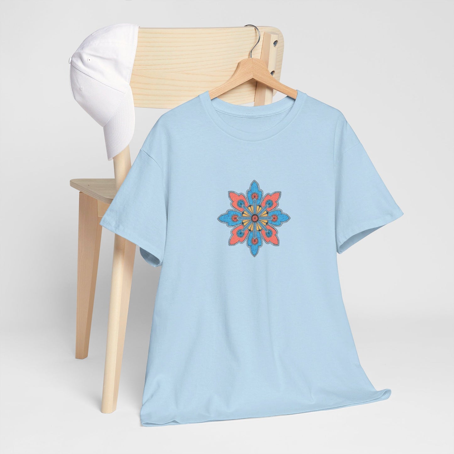 Concrete Flower V2 Light Theme l Unisex Heavy Cotton Tee