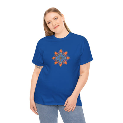 Concrete Flower V3 Dark Theme l Unisex Heavy Cotton Tee