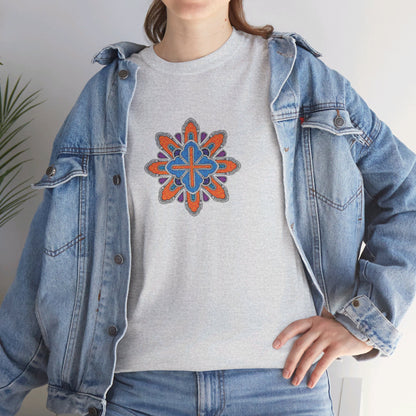 Concrete Flower V3 Light Theme l Unisex Heavy Cotton Tee