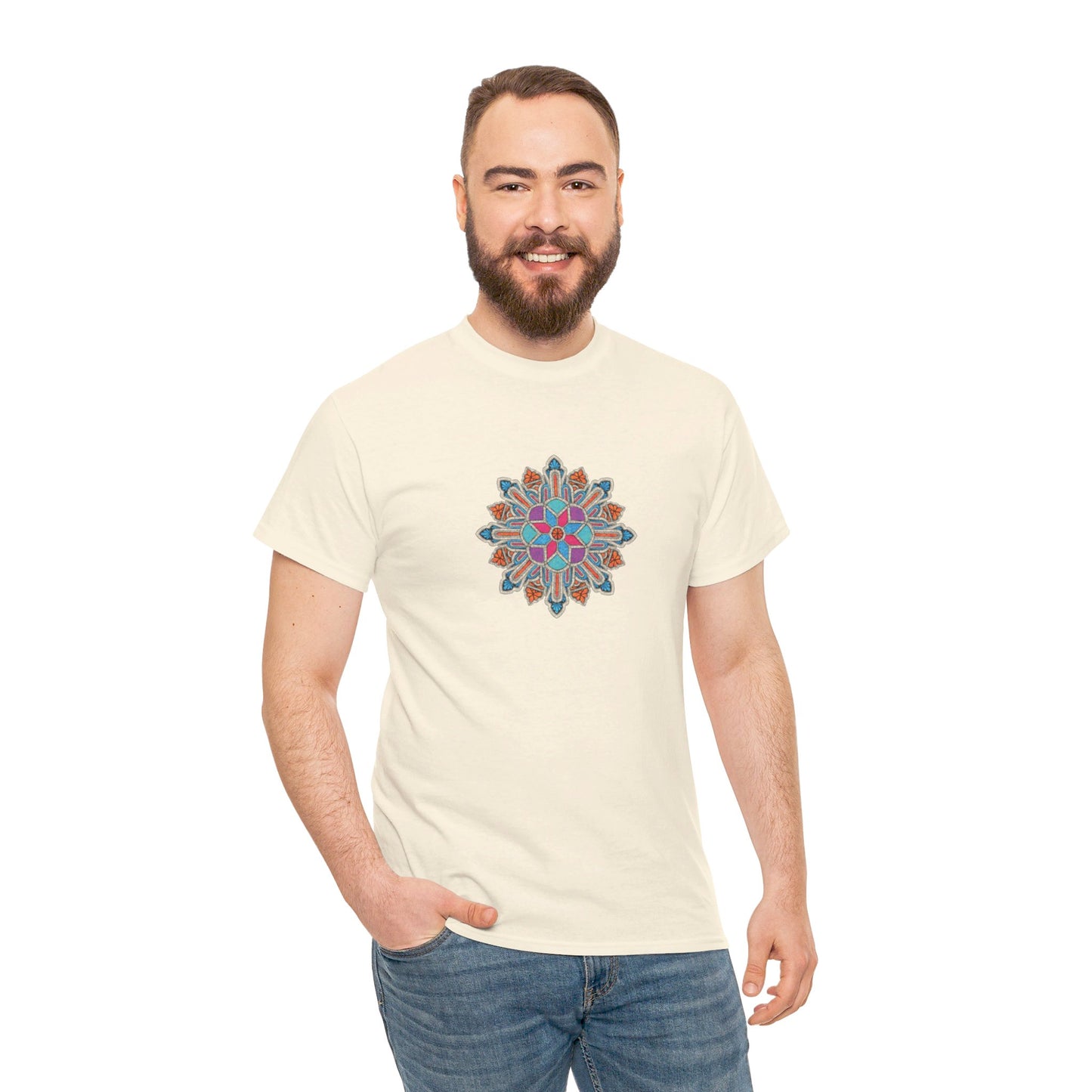 Concrete Flower V1 Light Theme l Unisex Heavy Cotton Tee