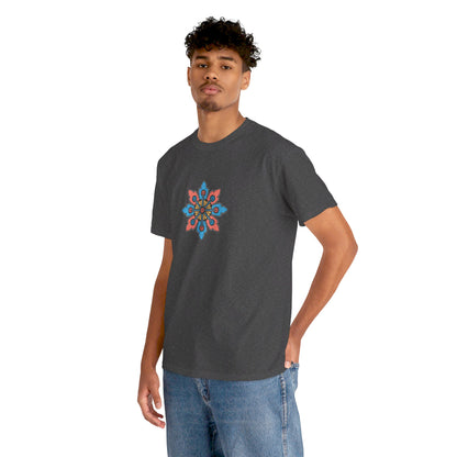 Concrete Flower V2 Dark Theme l Unisex Heavy Cotton Tee