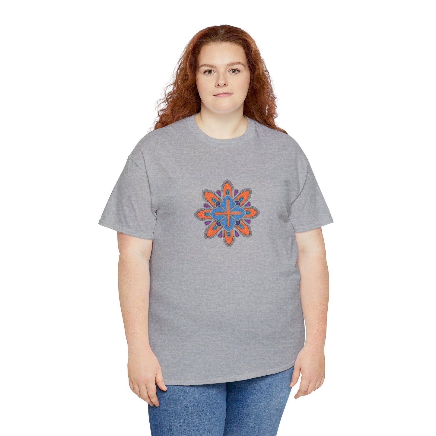 Concrete Flower V3 Light Theme l Unisex Heavy Cotton Tee