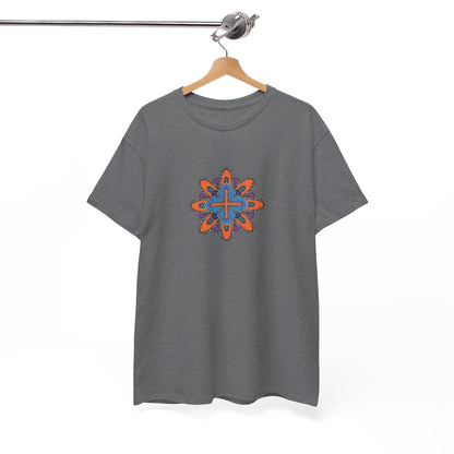 Concrete Flower V3 Dark Theme l Unisex Heavy Cotton Tee