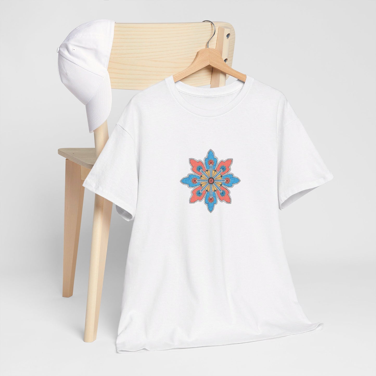 Concrete Flower V2 Light Theme l Unisex Heavy Cotton Tee