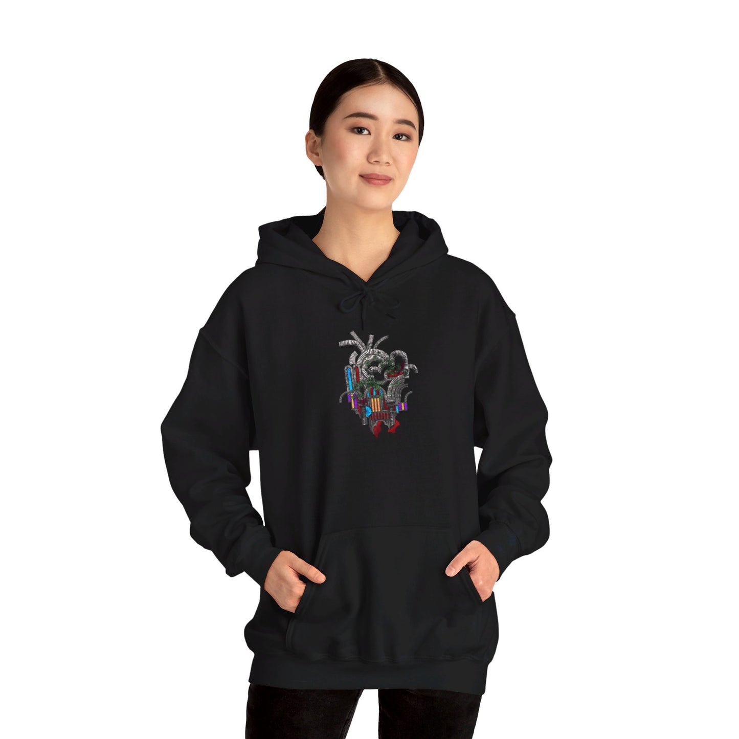 Heart of Stone Dark Theme | Unisex Heavy Blend™ Hooded Sweatshirt