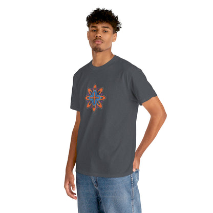 Concrete Flower V3 Dark Theme l Unisex Heavy Cotton Tee