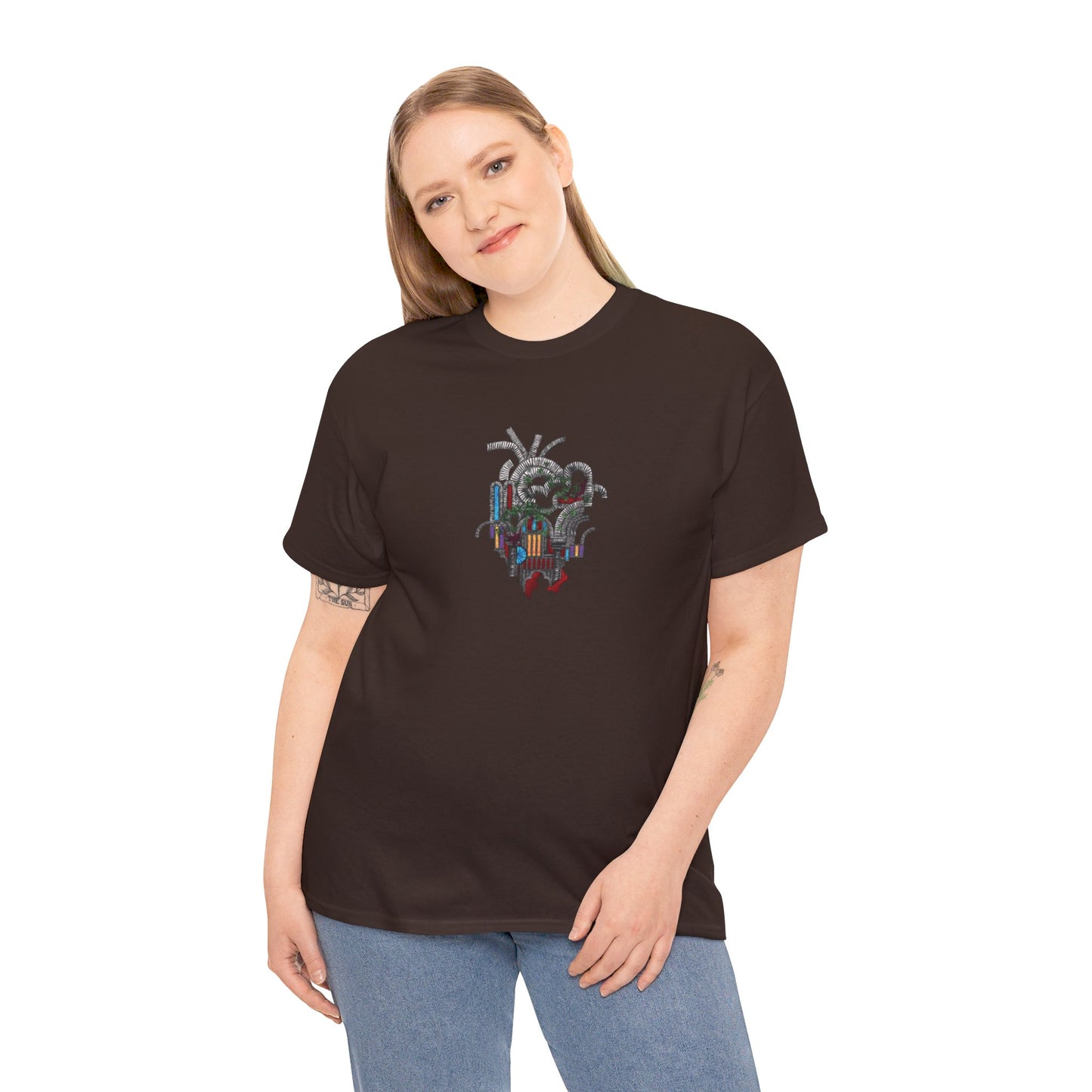 Heart of Stone Dark Theme l Unisex Heavy Cotton Tee