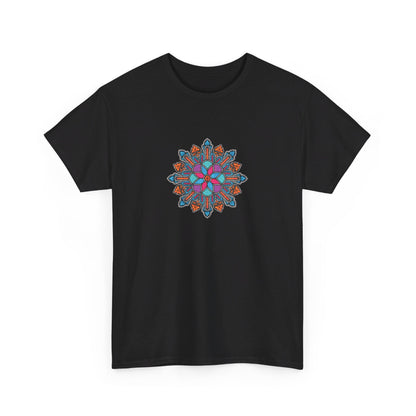 Concrete Flower V1 Dark Theme l Unisex Heavy Cotton Tee