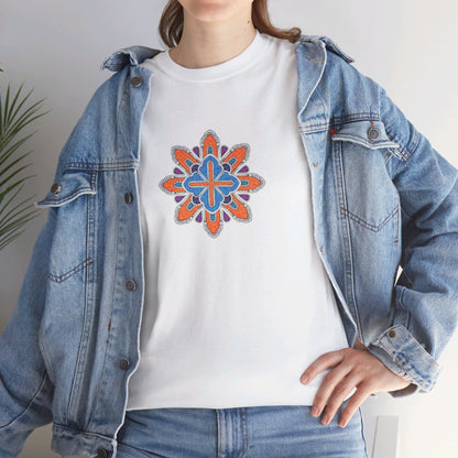 Concrete Flower V3 Light Theme l Unisex Heavy Cotton Tee