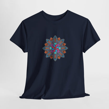 Concrete Flower V1 Dark Theme l Unisex Heavy Cotton Tee