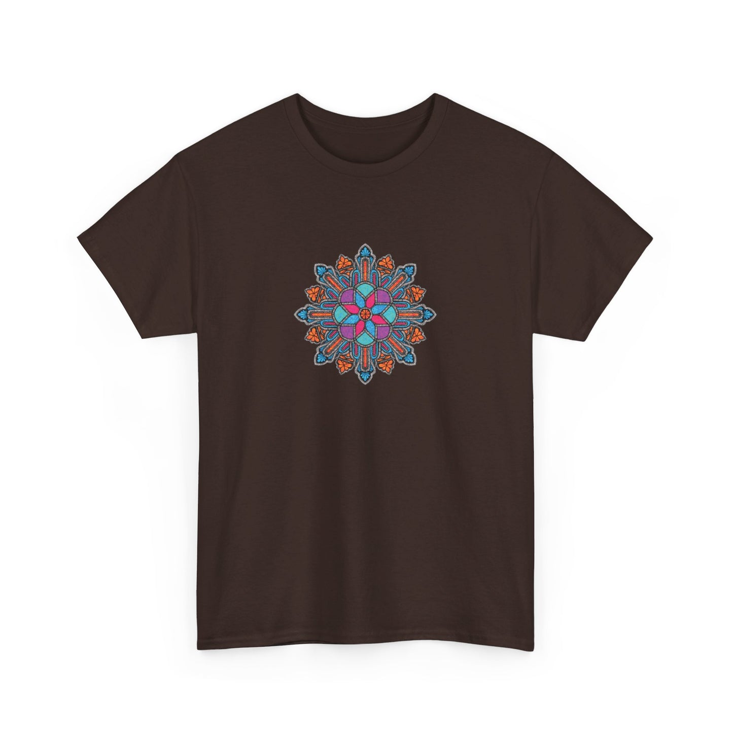 Concrete Flower V1 Dark Theme l Unisex Heavy Cotton Tee