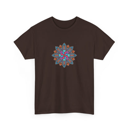 Concrete Flower V1 Dark Theme l Unisex Heavy Cotton Tee