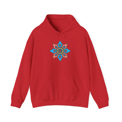 Concrete Flower V2 Dark Theme | Unisex Heavy Blend™ Hooded Sweatshirt