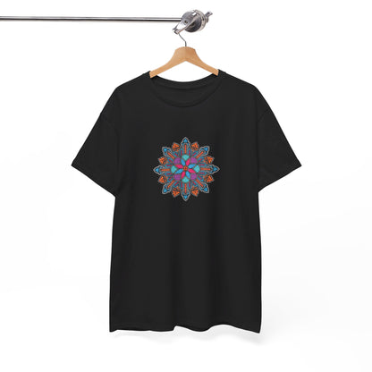 Concrete Flower V1 Dark Theme l Unisex Heavy Cotton Tee