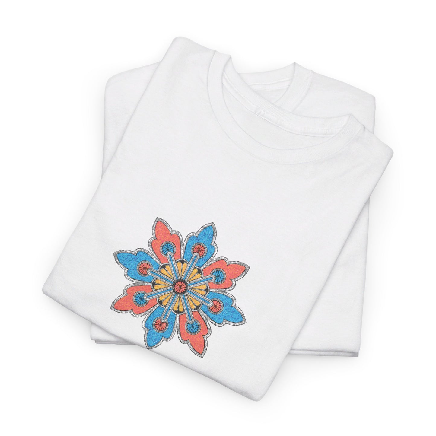 Concrete Flower V2 Light Theme l Unisex Heavy Cotton Tee