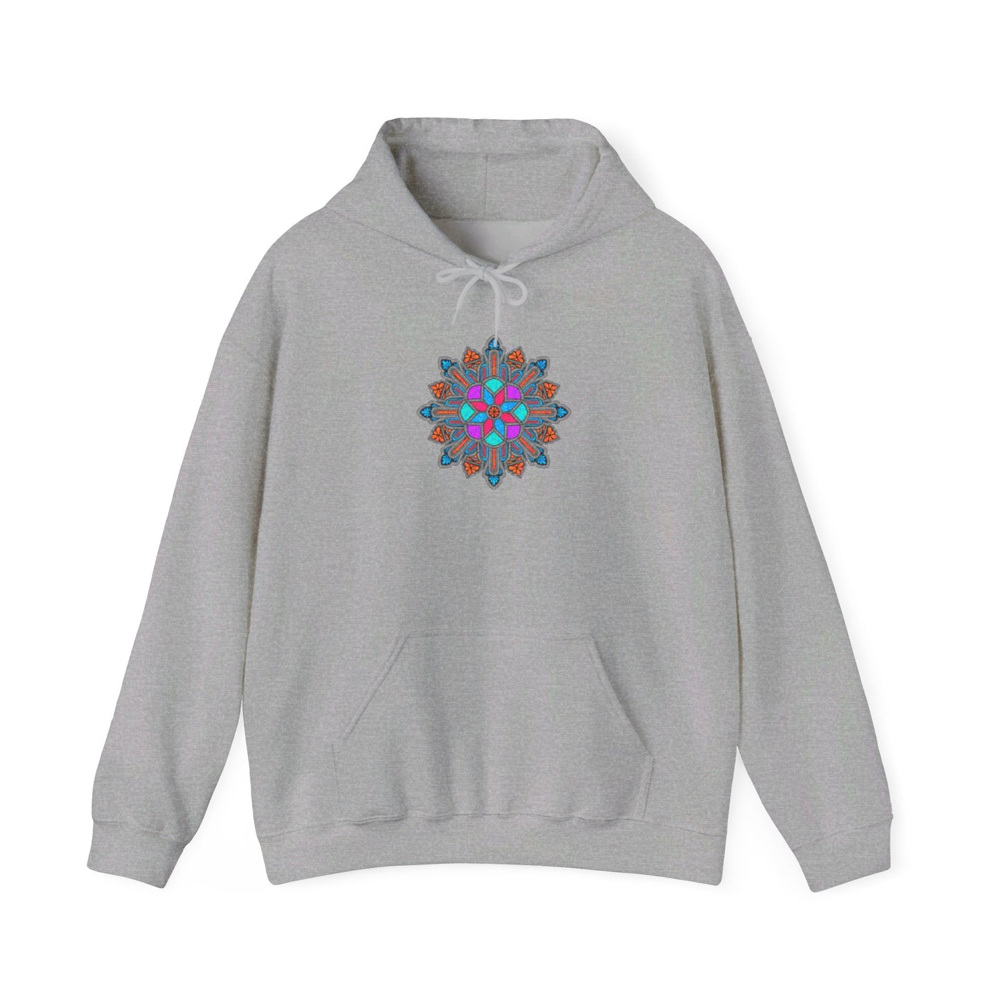 Concrete Flower V1 Light Theme | Unisex Heavy Blend™ Hooded Sweatshirt