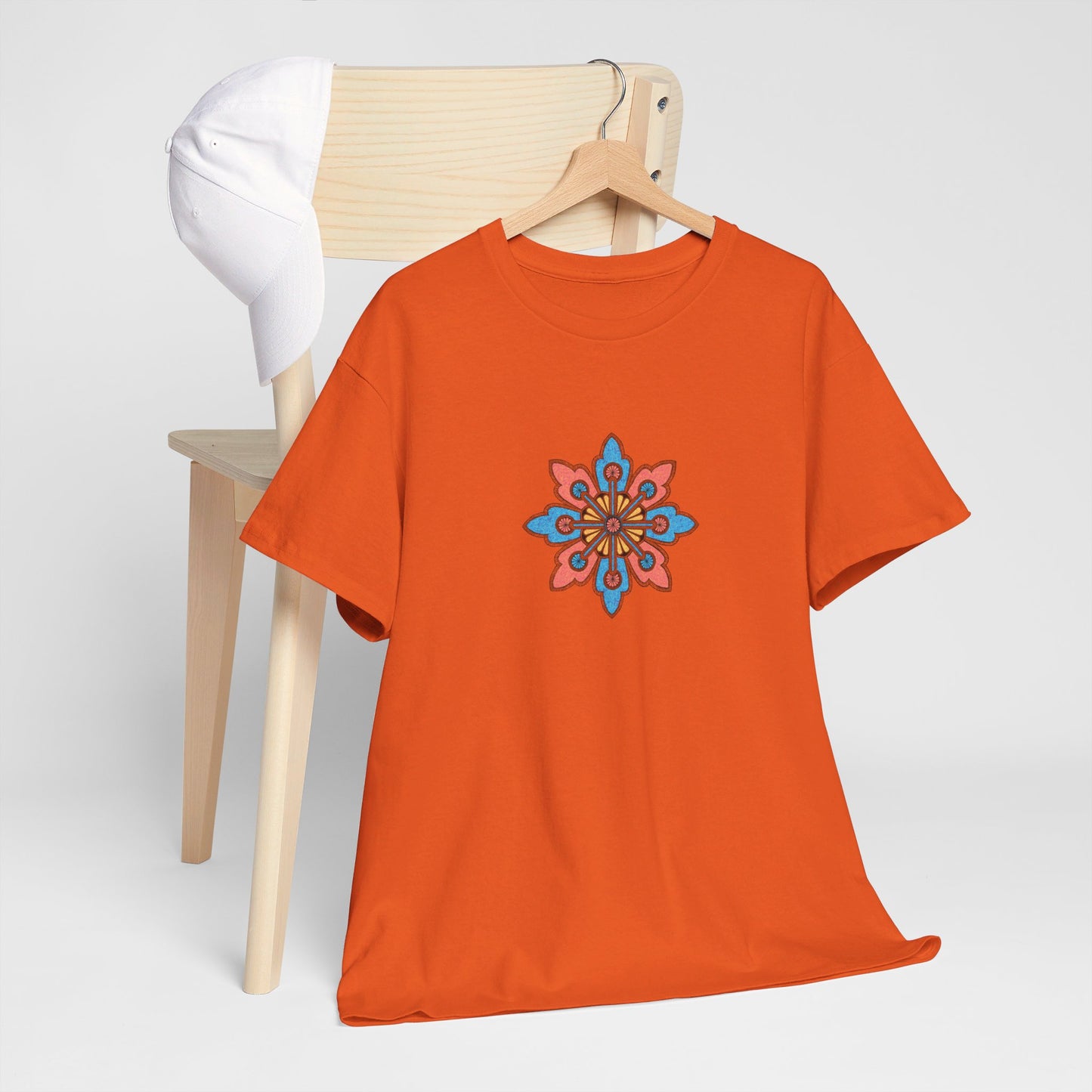 Concrete Flower V2 Light Theme l Unisex Heavy Cotton Tee