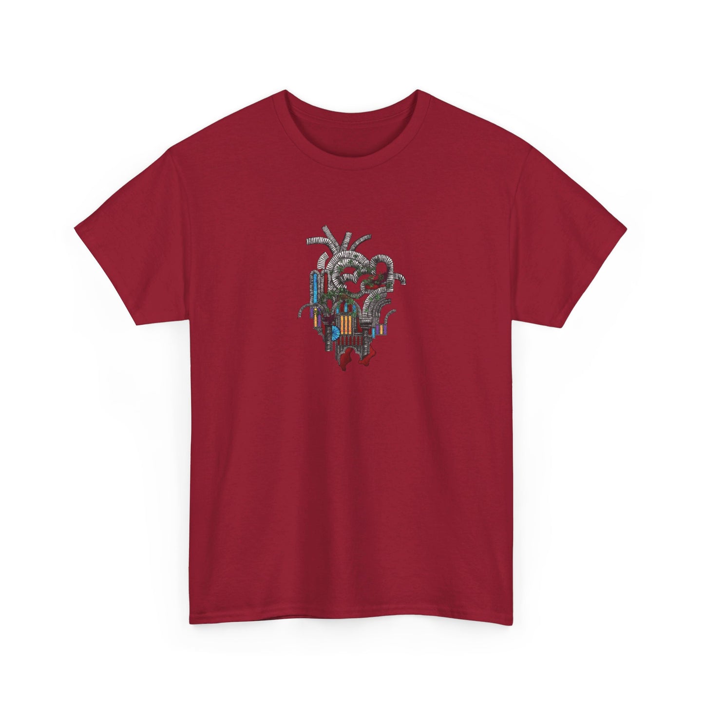 Heart of Stone Dark Theme l Unisex Heavy Cotton Tee