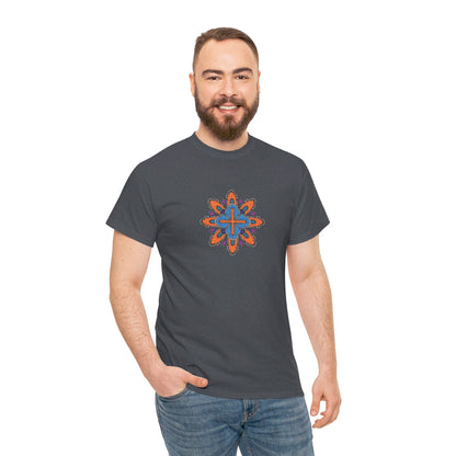 Concrete Flower V3 Dark Theme l Unisex Heavy Cotton Tee