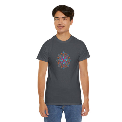 Concrete Flower V1 Dark Theme l Unisex Heavy Cotton Tee