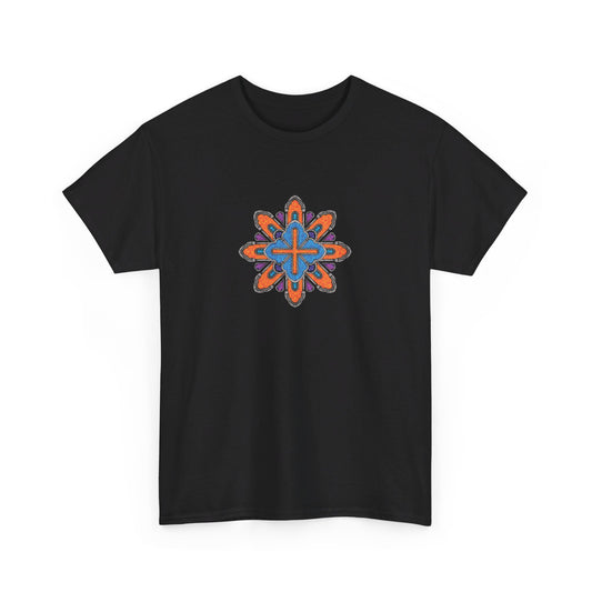 Concrete Flower V3 Dark Theme l Unisex Heavy Cotton Tee