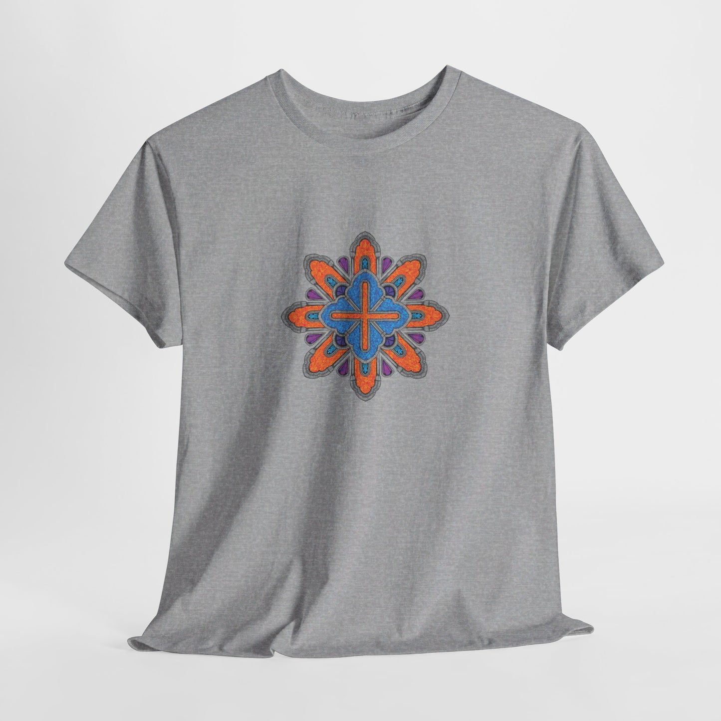 Concrete Flower V3 Light Theme l Unisex Heavy Cotton Tee