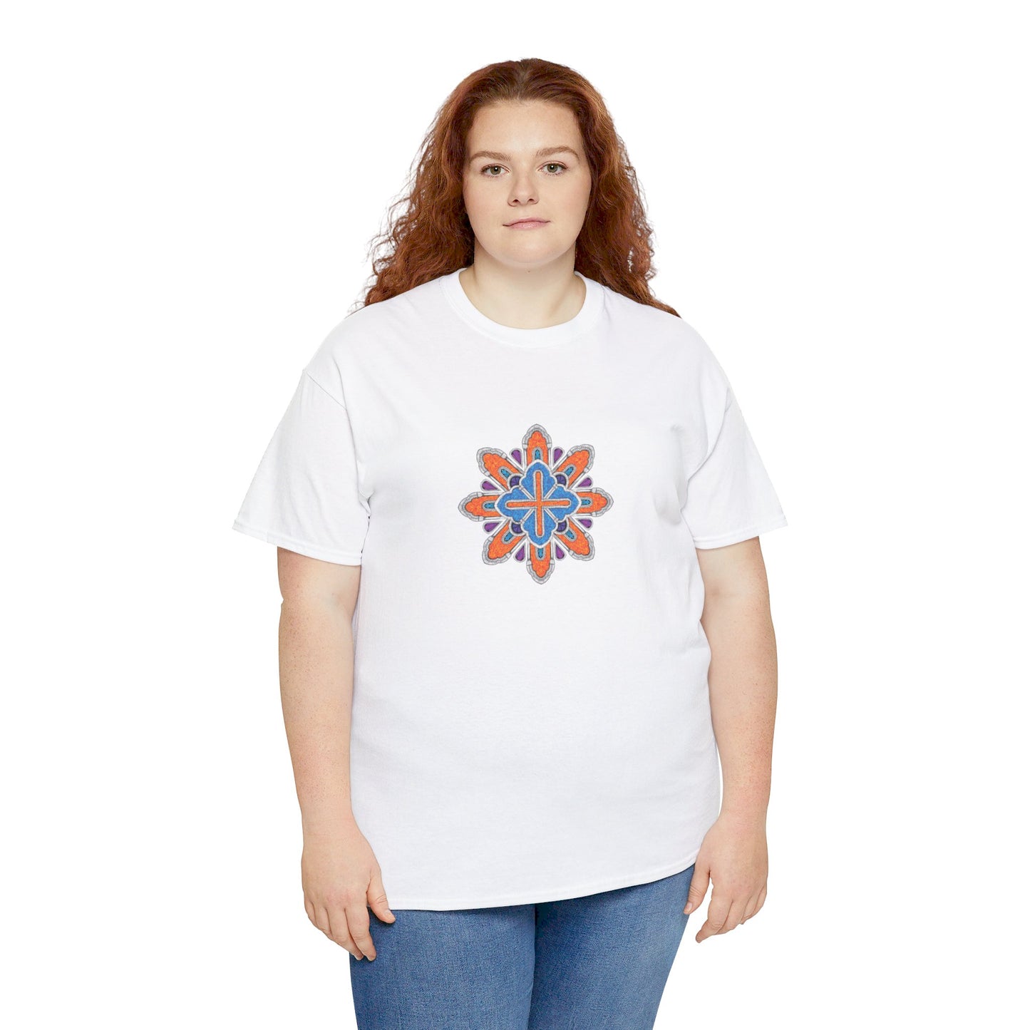 Concrete Flower V3 Light Theme l Unisex Heavy Cotton Tee