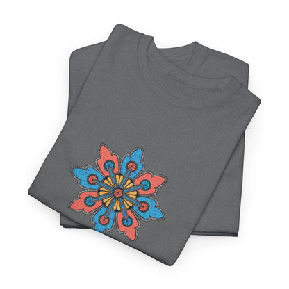 Concrete Flower V2 Dark Theme l Unisex Heavy Cotton Tee