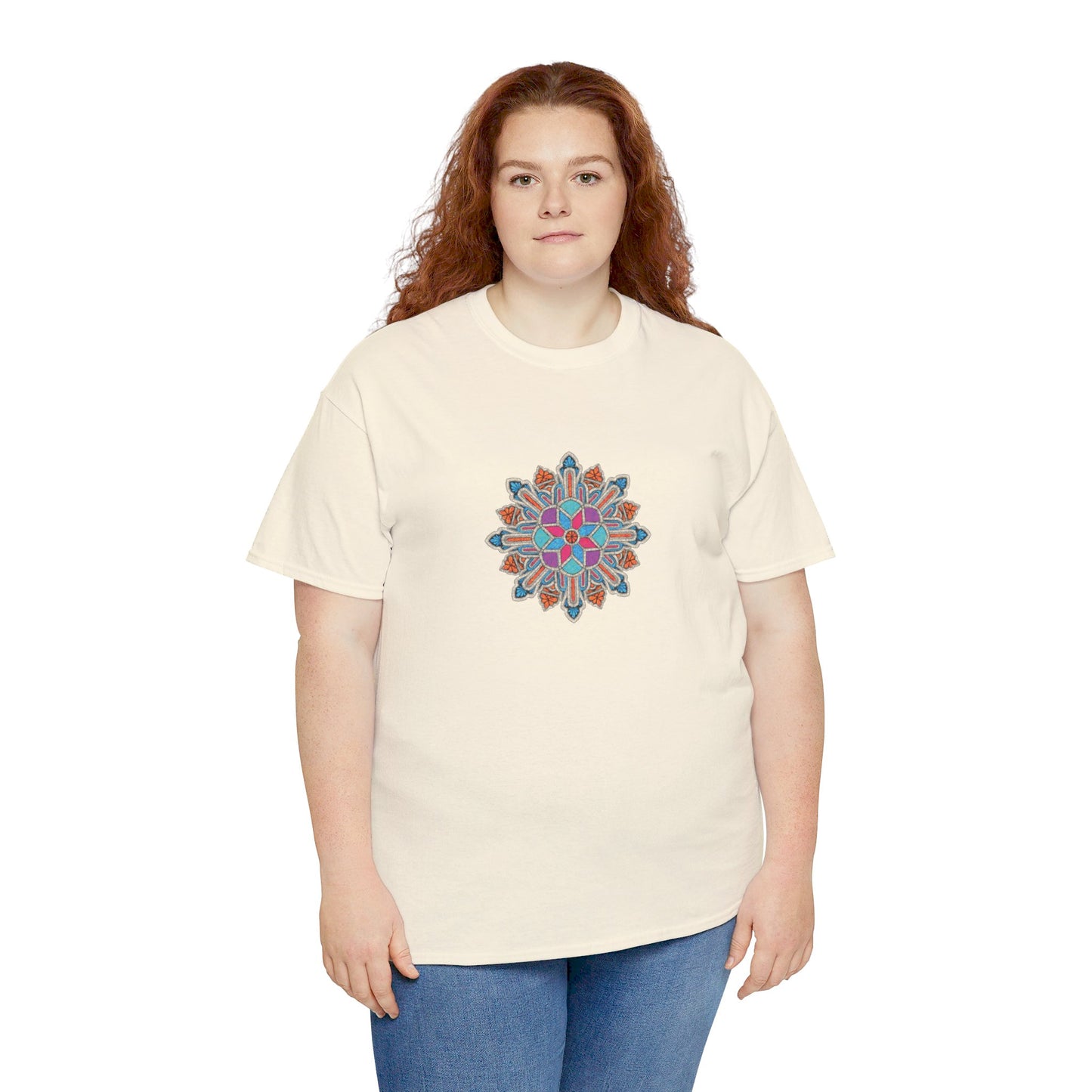 Concrete Flower V1 Light Theme l Unisex Heavy Cotton Tee