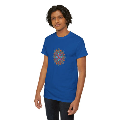 Concrete Flower V1 Dark Theme l Unisex Heavy Cotton Tee