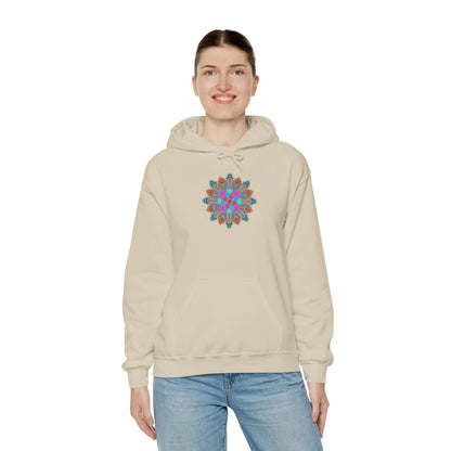 Concrete Flower V1 Light Theme | Unisex Heavy Blend™ Hooded Sweatshirt