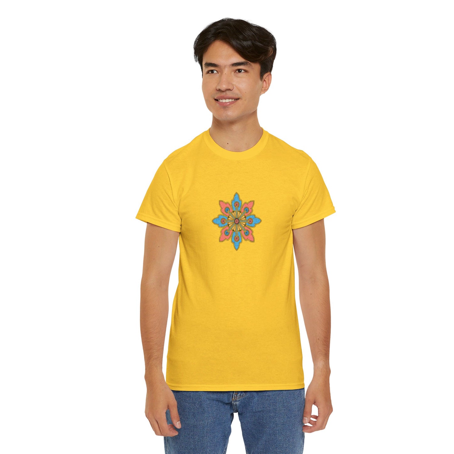 Concrete Flower V2 Light Theme l Unisex Heavy Cotton Tee