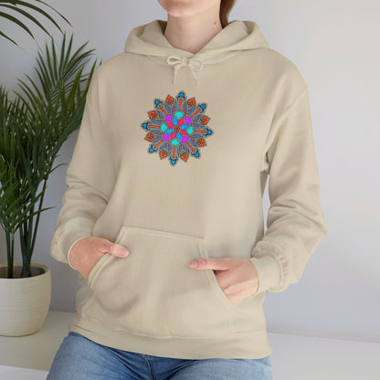 Concrete Flower V1 Light Theme | Unisex Heavy Blend™ Hooded Sweatshirt