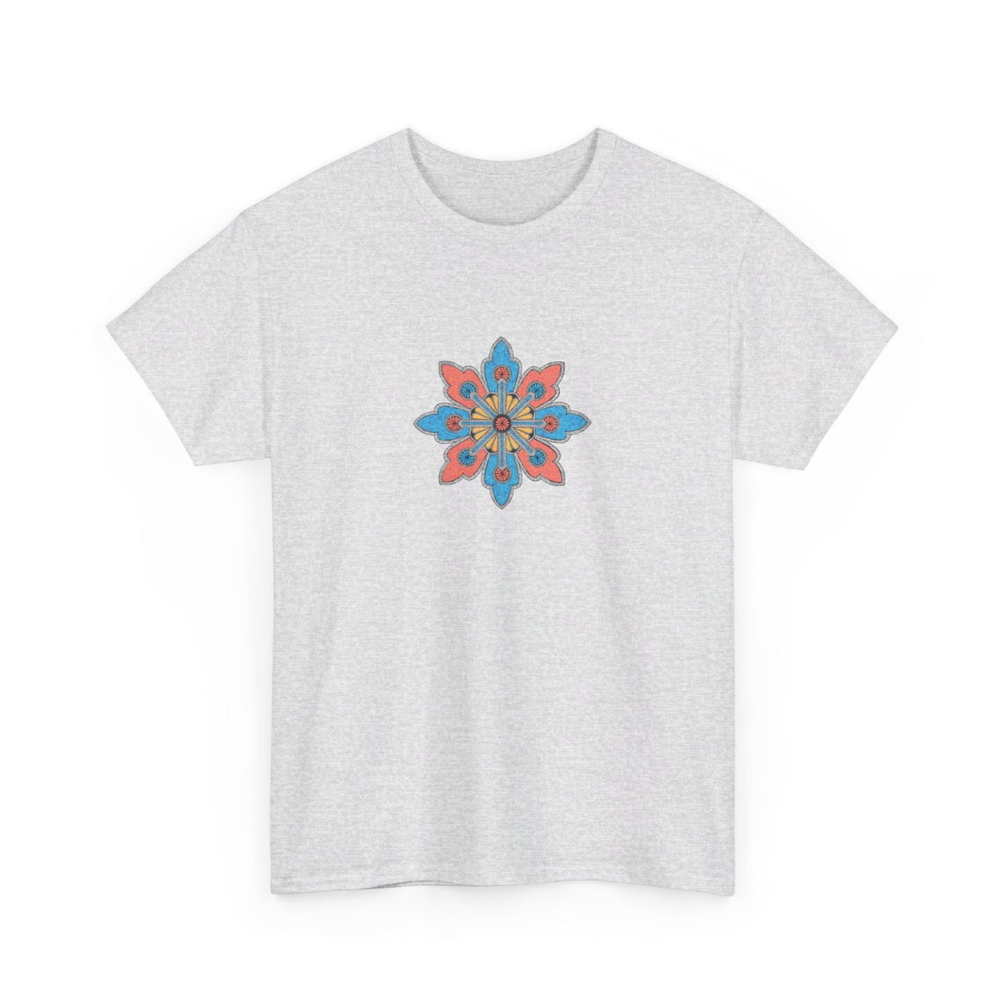 Concrete Flower V2 Light Theme l Unisex Heavy Cotton Tee