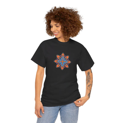 Concrete Flower V3 Dark Theme l Unisex Heavy Cotton Tee