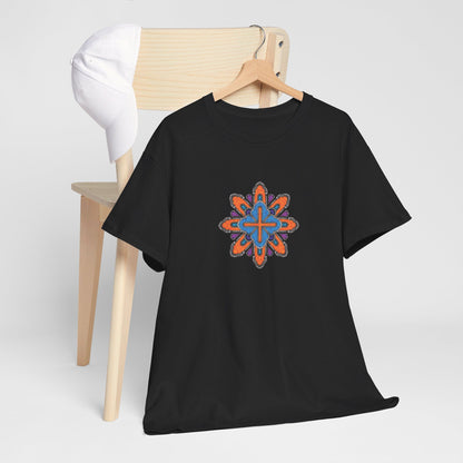 Concrete Flower V3 Dark Theme l Unisex Heavy Cotton Tee