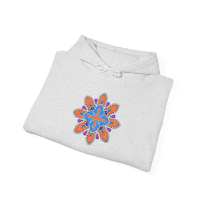 Concrete Flower V3 Light Theme | Unisex Heavy Blend™ Hooded Sweatshirt