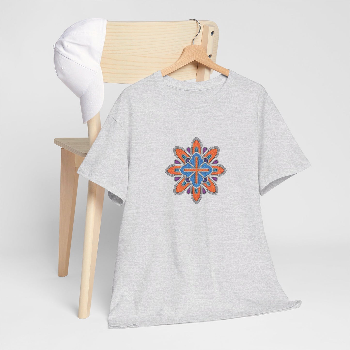 Concrete Flower V3 Light Theme l Unisex Heavy Cotton Tee