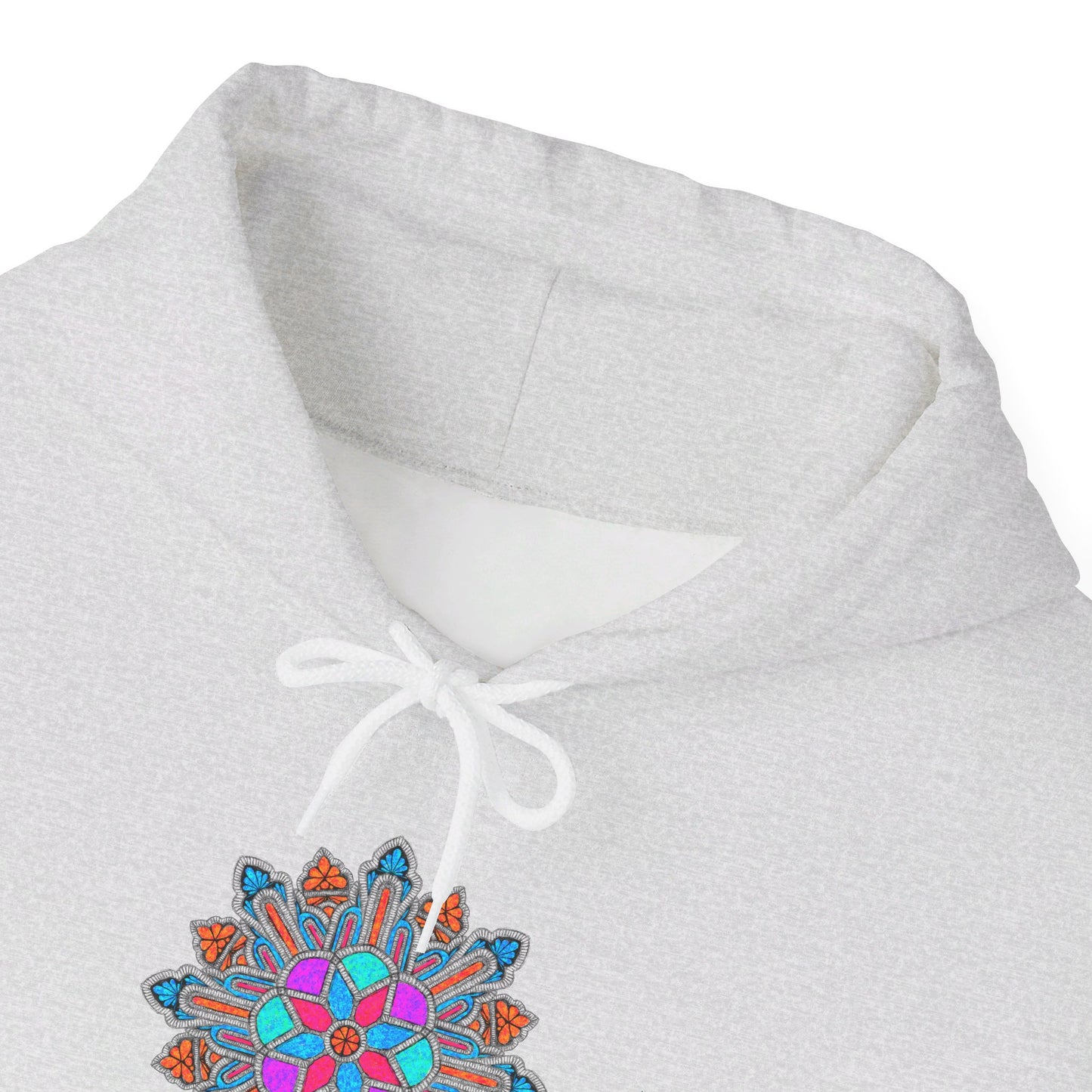 Concrete Flower V1 Light Theme | Unisex Heavy Blend™ Hooded Sweatshirt